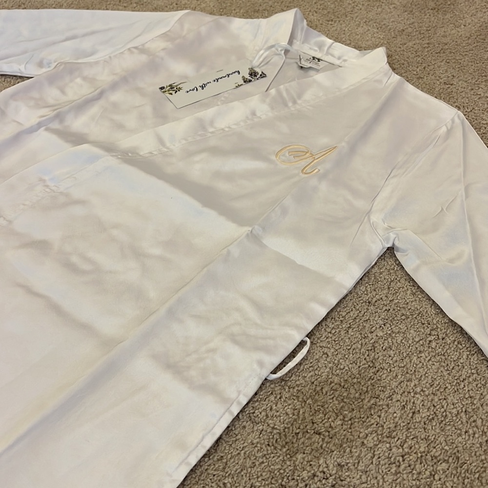 SS Weddings Bridal Robe* - Picture 4 of 9